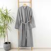 210 BATHROBE KIMONO-STONE GREY
