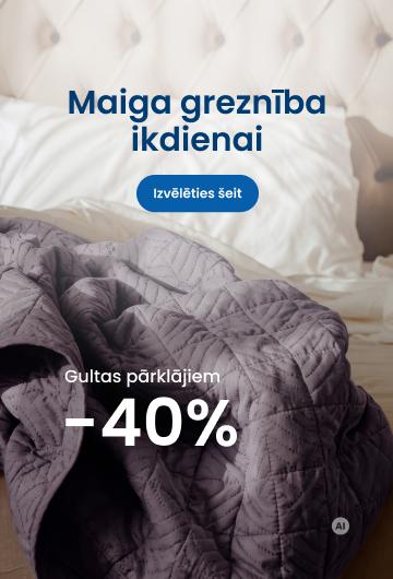 Gultas pārklājiem -40 %/desktop