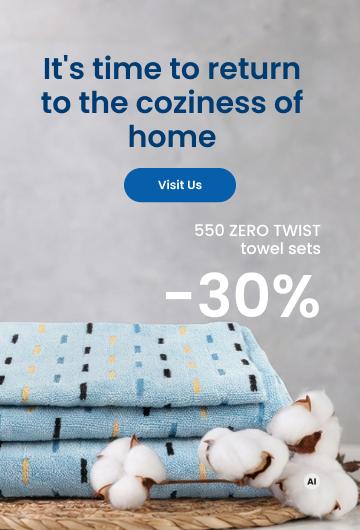 550 ZERO TWIST towel sets -30%\ desktop