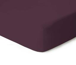Trikotāžas palagi ar gumiju JERSEY JERSEY-DARK PLUM
