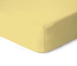 Trikotāžas palagi ar gumiju JERSEY JERSEY-PALE BANANA