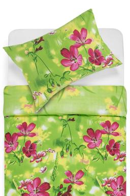 Polycotton bedding set FLOWERS 20-1311-PURPLE