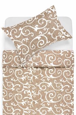 Polycotton bedding set ABSTRACT 40-0487-BROWN