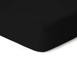 Trikotāžas palagi ar gumiju JERSEY JERSEY-BLACK
