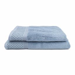 2 daļu dvieļu komplekts AURASOFT-600 T0195-DUSTY BLUE