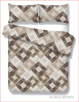 Постельное белье ГЕОМЕТРИЯ 30-0820-BROWN