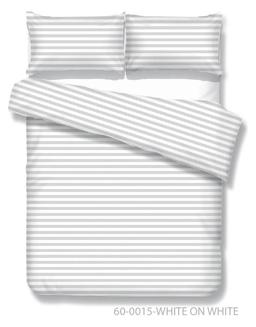 Polycotton bedding set PIGMENT 60-0015-WHITE ON WHITE