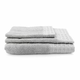 3 daļu dvieļu komplekts T0202 T0202-LIGHT GREY