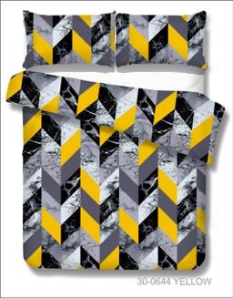 Gultas veļas komplekts ĢEOMETRIJA 30-0644-YELLOW