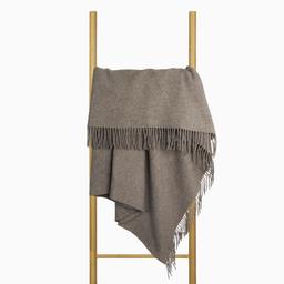Vilnas pleds MERINO-270 DOUBLE FACE-LIGHT BROWN