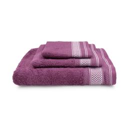 3 daļu dvieļu komplekts T0208 T0208-DAMSON PLUM