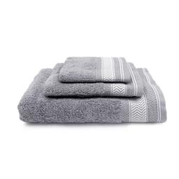 3 daļu dvieļu komplekts T0208 T0208-FROST GREY