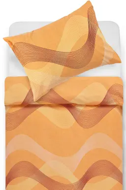Cotton bedding set DOLLY 40-1478-PEACH