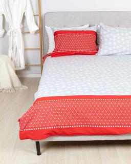 Flannel bedding set BRYNLEE 40-1557-RED