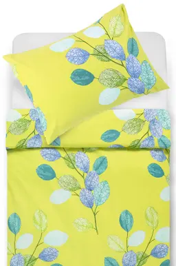 Kokvilnas gultas veļa DARNELL 40-1479-LIGHT GREEN