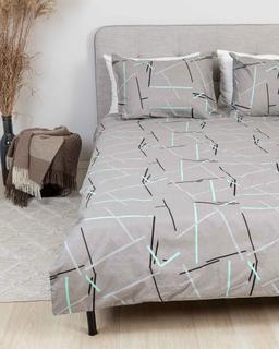 Flannel bedding set BRYNN 30-0825-GREY