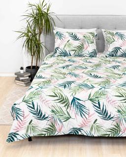 Flannel bedding set BEATRICE 40-1543-GREEN