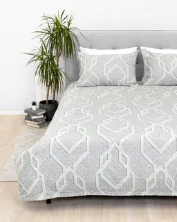 Flaneļa gultas veļa BELEN 40-1544-GREY