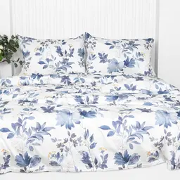 PREMIUM mako satīna gultas veļa komplekts CHELSEA 40-1551-BLUE
