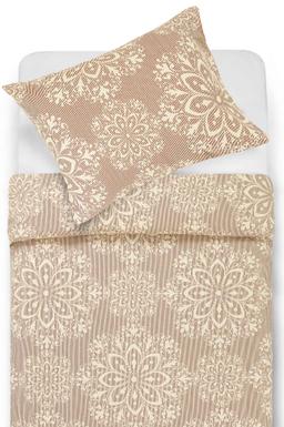Kokvilnas gultas veļa DONNIE 20-1289-BEIGE