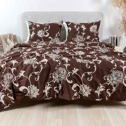 Sateen bedding set AVA 20-1448-CACAO