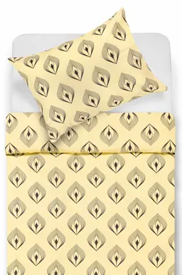 Kokvilnas gultas veļa DALIA 40-1466-BEIGE