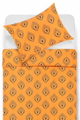 Kokvilnas gultas veļa DALIA 40-1466-ORANGE