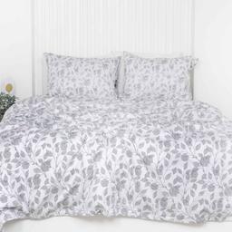 PREMIUM mako satīna gultas veļa komplekts CARLA 40-1553-GREY