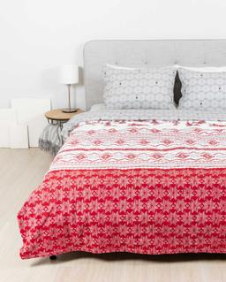Flaneļa gultas veļa BILLY 40-1564/40-1565-RED
