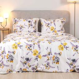Sateen bedding set ALEAH 20-1821-WHITE