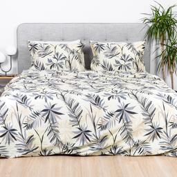 Sateen bedding set ALEJANDRA 40-1519-GREY