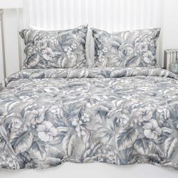PREMIUM mako satīna gultas veļa CLEO 20-1829-GREY