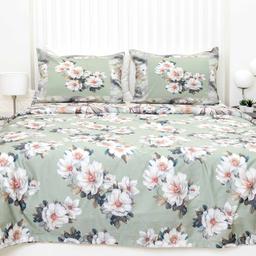 PREMIUM mako satīna gultas veļa CARLEIGH 20-1865/20-1866-OLIVE