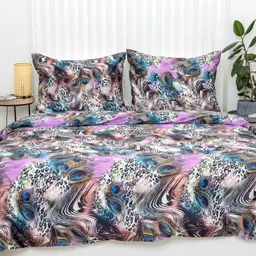 PREMIUM mako satīna gultas veļa CLOTHILDA 40-1578-VIOLET
