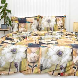 PREMIUM maco sateen bedding set CLARENE 20-1874-MUSTARD