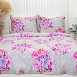 PREMIUM mako satīna gultas veļa CELE 20-1871-GREY LILAC