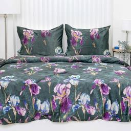 PREMIUM mako satīna gultas veļa CORLENE 20-1873-GREEN