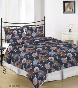 Satīna gultas veļa ADRIELLE 20-1888-NAVY