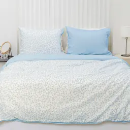 PREMIUM mako satīna gultas veļa CHARISMA 20-1911/30-0877-BLUE