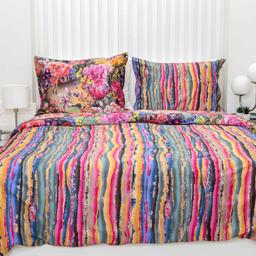PREMIUM mako satīna gultas veļa CELIA 20-1864/40-1576-FUCHSIA