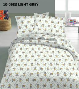 Детское постельное белье BEAR WITH DOTS 10-0683-LIGHT GREY