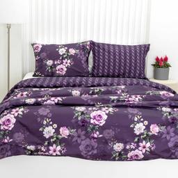PREMIUM mako satīna gultas veļa CORRINE 20-1920/30-0873-PLUM