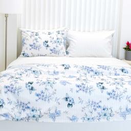 PREMIUM mako satīna gultas veļa CAMILLIE 20-1926/30-0875-BLUE LIGHT LILAC