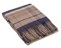 Vilnas pleds MERINO-270 80-3454-BLUE BROWN