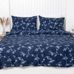 PREMIUM mako satīna gultas veļa CARYLE 20-1924-BLUE