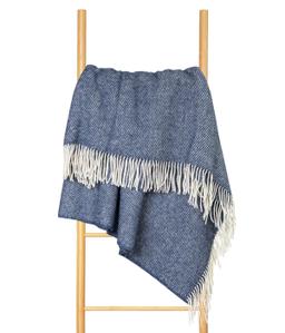 Pleds ZELANDIA 80-3317-MELANGE BLUE