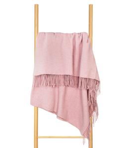 Vilnas pleds MERINO-270 DOUBLE FACE-LIGHT PINK