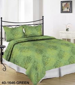 Серсукер постельное бельё ELAYNA 40-1646-GREEN