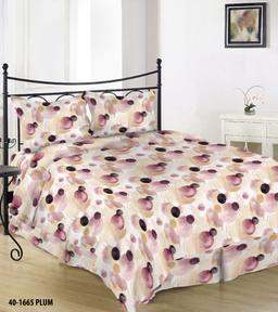 Satīna gultas veļa AYA 40-1665-PLUM