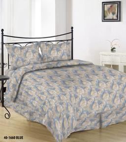 Satīna gultas veļa ASHTYN 40-1660-BLUE